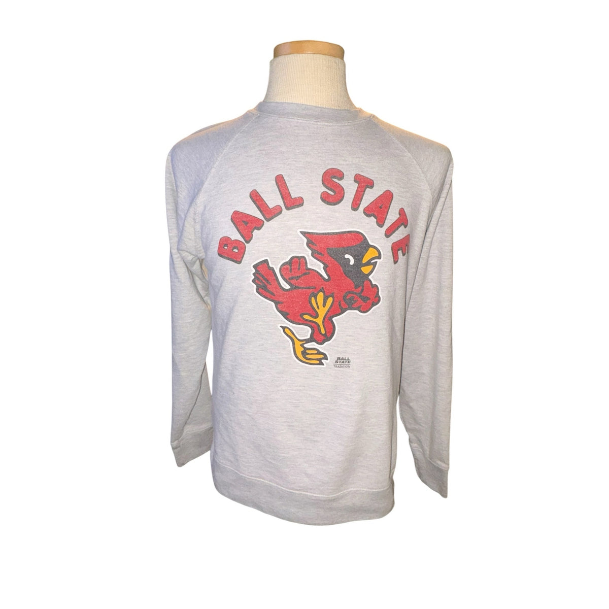 Vintage Ball State University Cardinals Crewneck Sweatshirt - Mens Size M