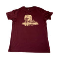 Levi's Women’s  Burgundy Wolf Graphic T-Shirt - Size L