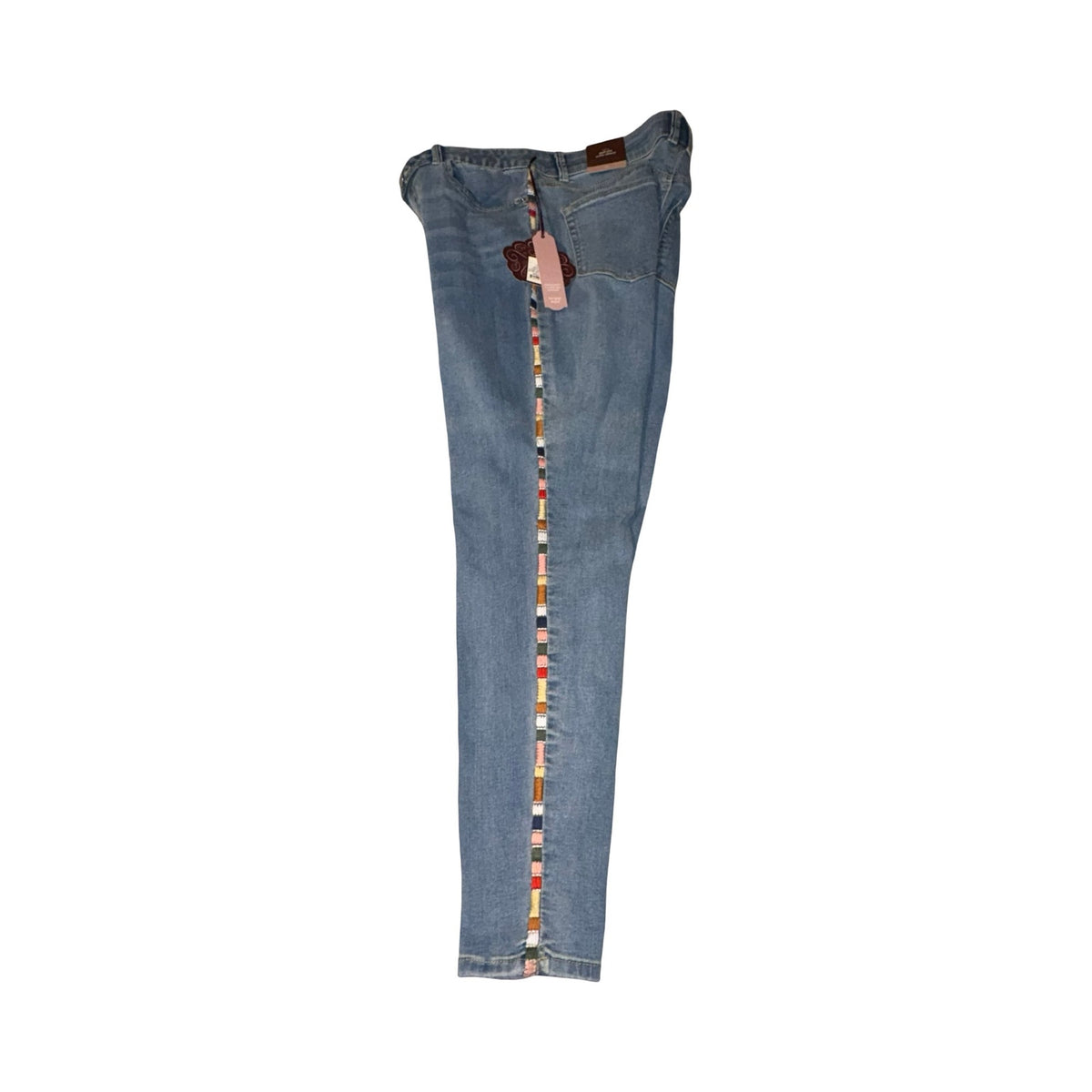 Knox Rose Woman Embroidered Ankle Skinny Jeans - Size 12