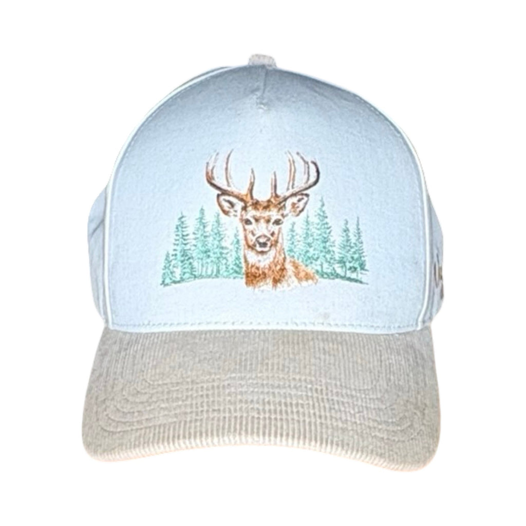 Waggle Buck Deer Outdoors Trucker Hat Snapback