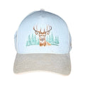 Waggle Buck Deer Outdoors Trucker Hat Snapback