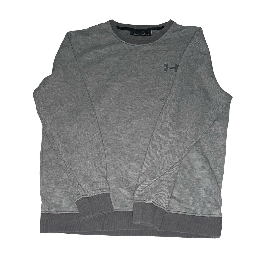 Under Armour Rival Fleece Crewneck Sweatshirt Gray Men's Large