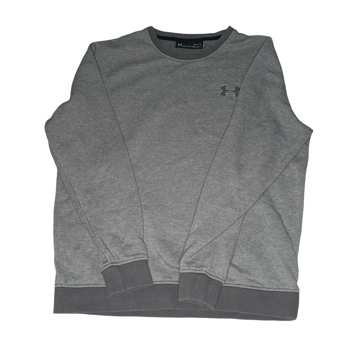Under Armour Rival Fleece Crewneck Sweatshirt Gray Men's Large