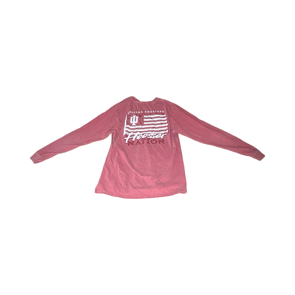 Indiana Hoosiers Long Sleeve Graphic Tee - Womens Size L