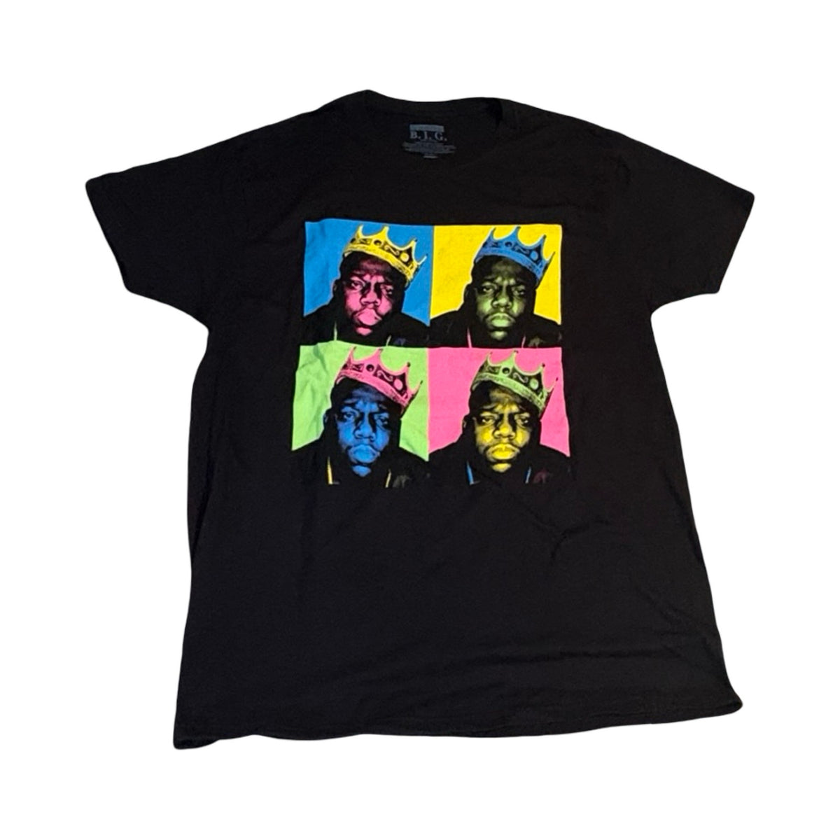Notorious B.I.G. Warhol Style Pop Art Graphic Tee - Mens Size L