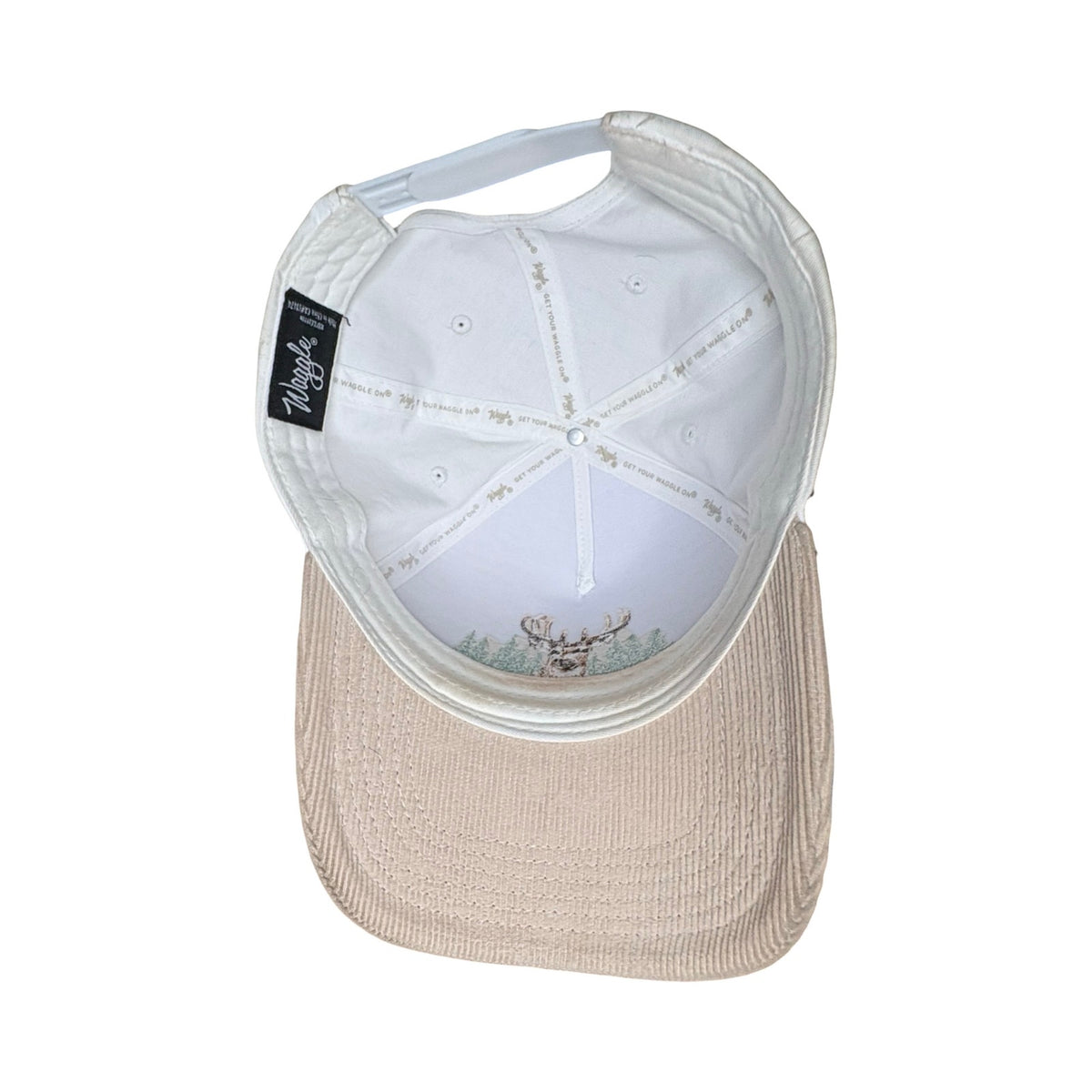 Waggle Buck Deer Outdoors Trucker Hat Snapback