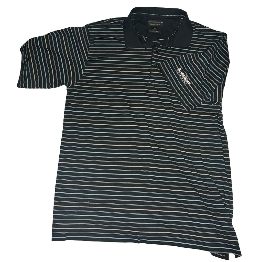 Cutter & Buck / Prairie View Golf Club Striped Performance Polo – Men's XL