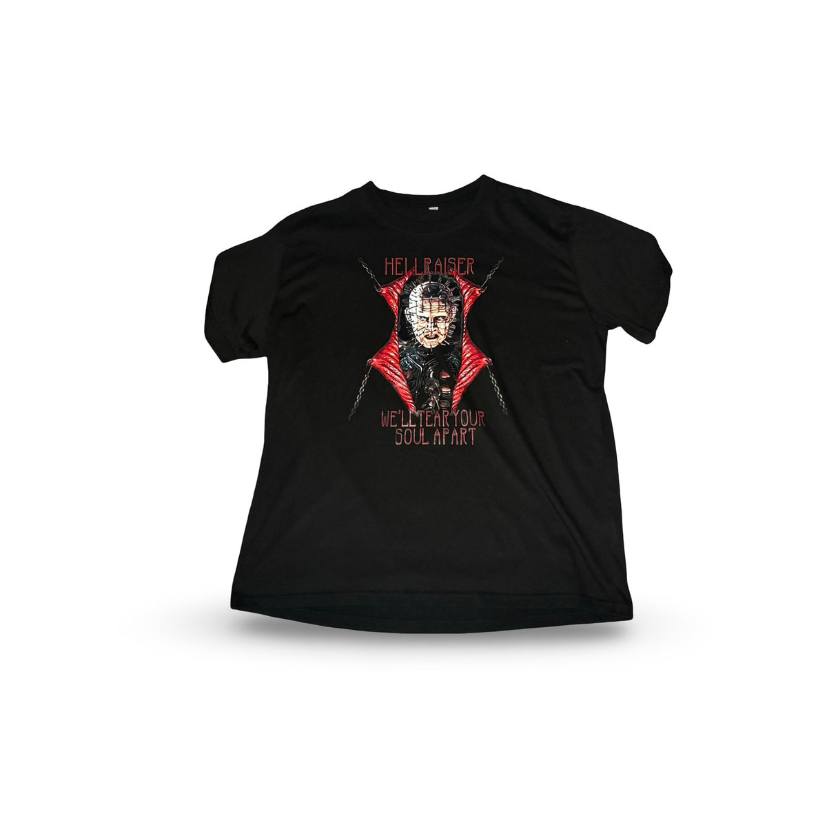 Hellraiser Black Pinhead Horror Movie Graphic T-Shirt – Men’s Size XL
