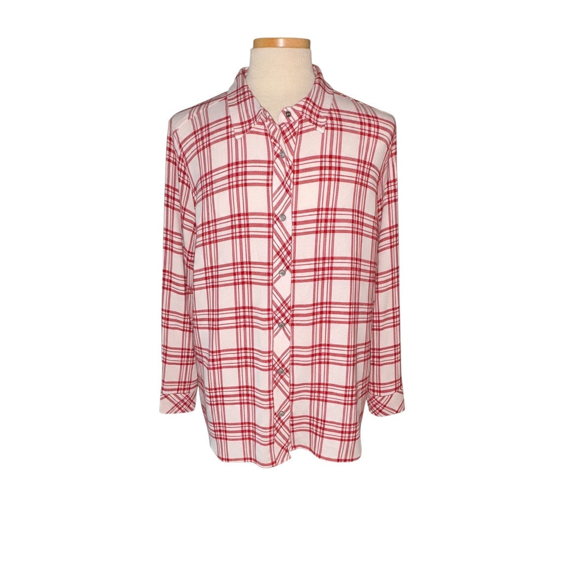 Idyllwind Miranda Lambert Women's XL Red Plaid Button Down Shirt