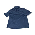 Greg Norman Navy Blue Textured Short Sleeve Polo Shirt - Mens XL