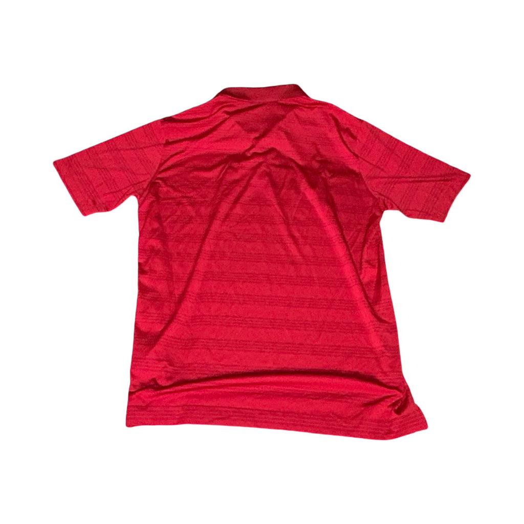 Nike Dri-FIT Cincinnati Reds Red Striped Polo Shirt - Mens XL