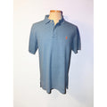 Polo Ralph Lauren Classic Fit Blue Pique Polo Shirt - Mens Size L