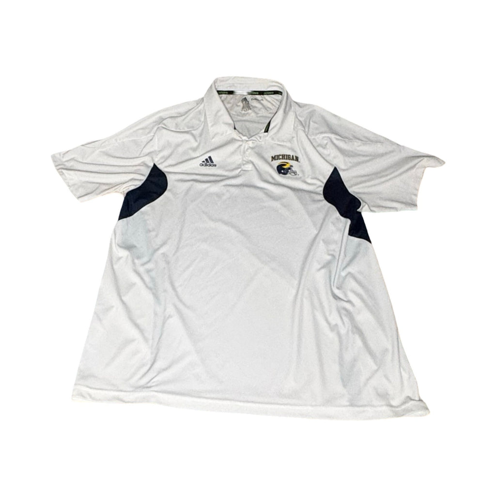 Adidas Michigan Wolverines Climalite Polo Shirt - Men’s XL