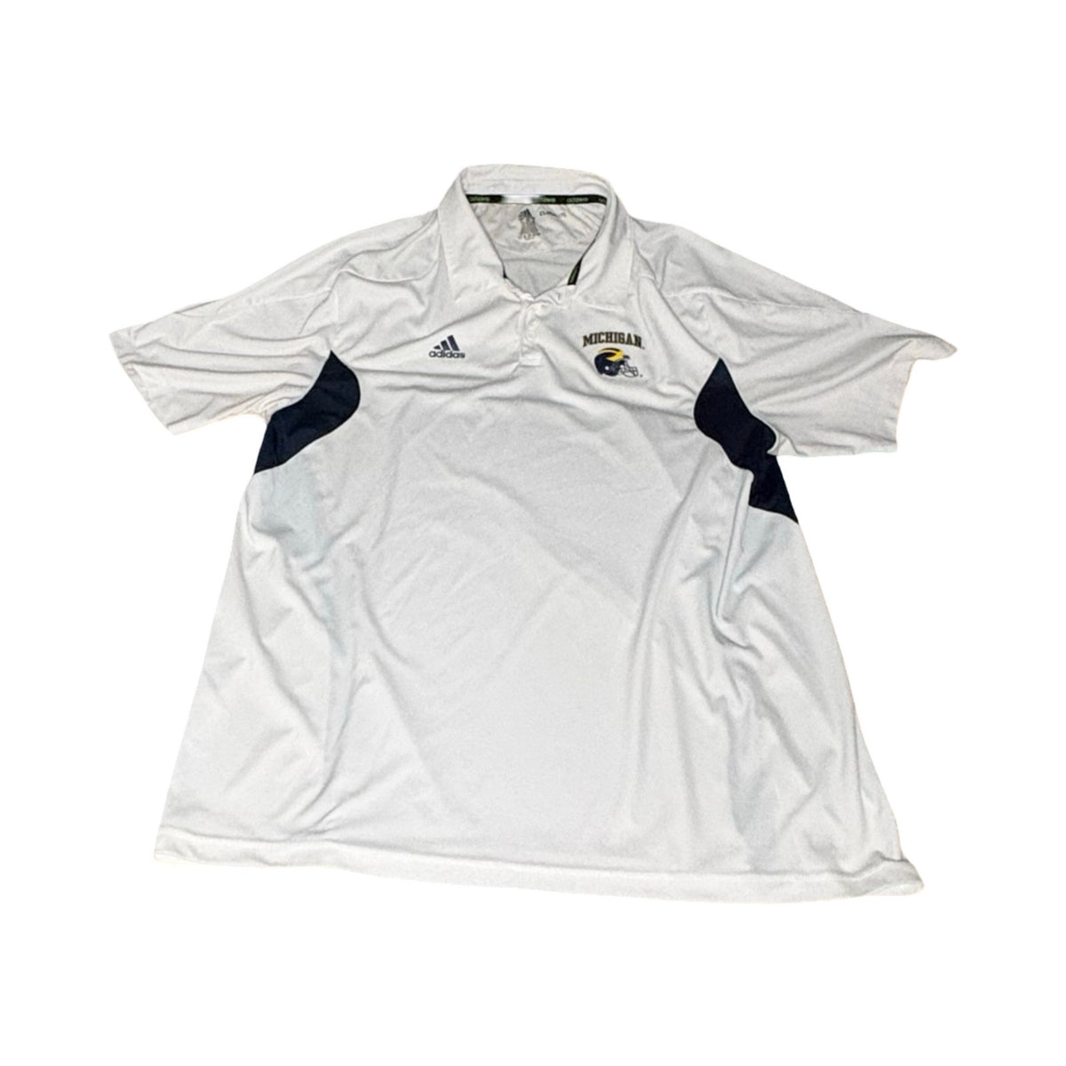 Adidas Michigan Wolverines Climalite Polo Shirt - Men’s XL