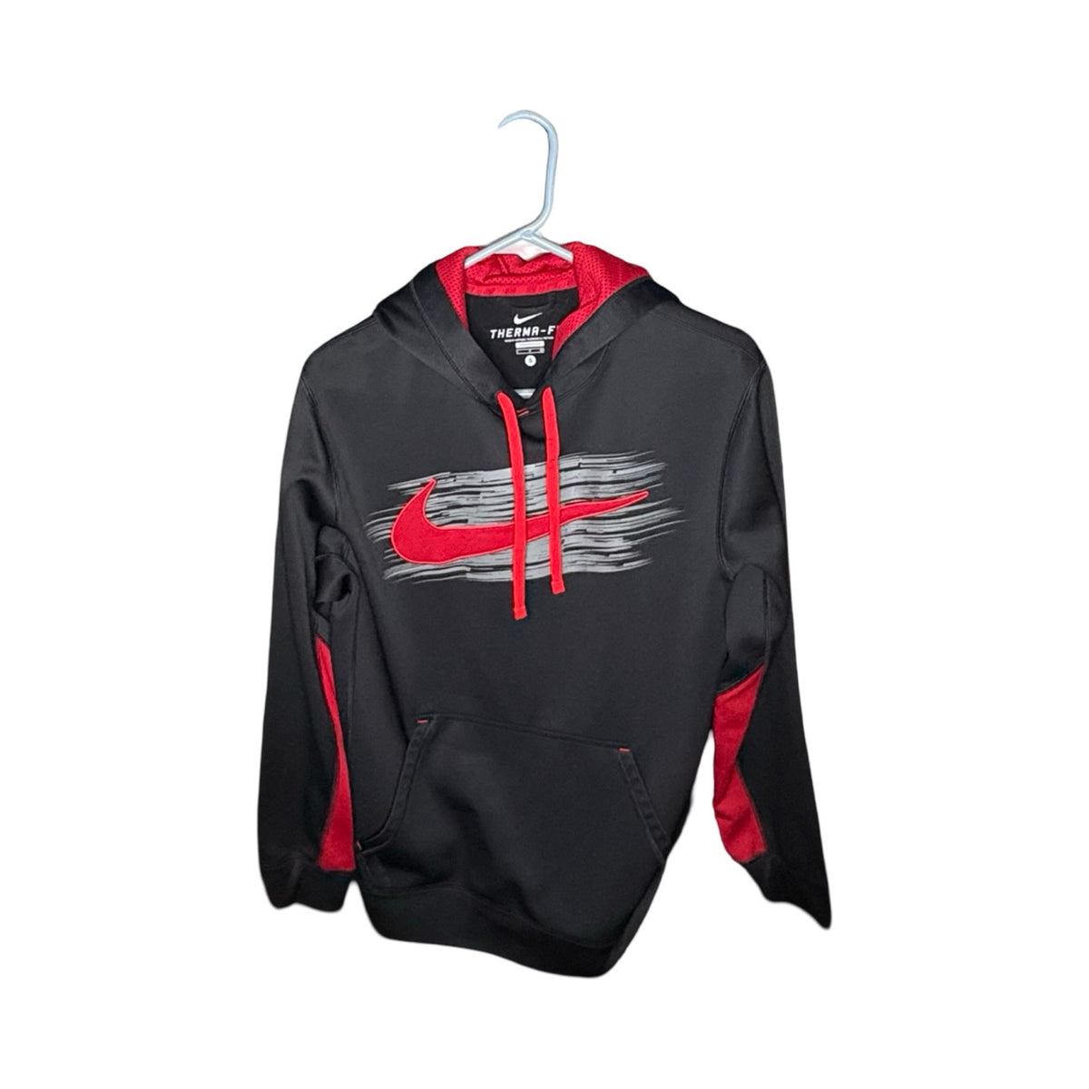 Nike Therma-FIT Pullover Hoodie Black/Red Men's S